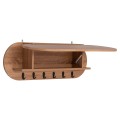 ENTRYWAY HANGER WITH CABINET SHELF STOR FK18078.02 MELAMINE IN SONAMA 84x15.5x28.5Hcm. ENTRYWAY HANGER WITH CABINET SHELF STOR FK18078.02 MELAMINE IN SONAMA 84x15.5x28.5Hcm.