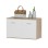 SHOE CABINET DIONNE FK4363 MELAMINE IN SONAMA-WHITE 80x35x46Hcm.