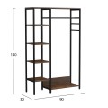 ENTRYWAY FURNITURE/OPEN ACCESS WARDROBE ARANJA FK18082 METAL-MELAMINE 90x30x140Hcm. ENTRYWAY FURNITURE/OPEN ACCESS WARDROBE ARANJA FK18082 METAL-MELAMINE 90x30x140Hcm.