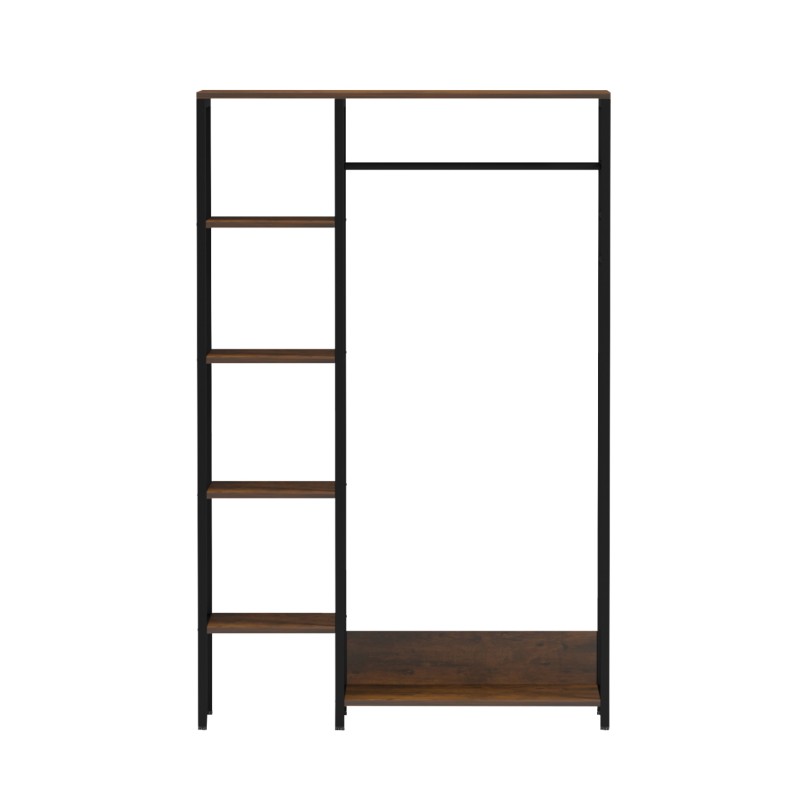 ENTRYWAY FURNITURE/OPEN ACCESS WARDROBE ARANJA FK18082 METAL-MELAMINE 90x30x140Hcm. ENTRYWAY FURNITURE/OPEN ACCESS WARDROBE ARANJA FK18082 METAL-MELAMINE 90x30x140Hcm.