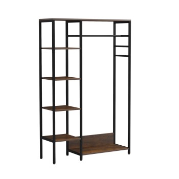 ENTRYWAY FURNITURE/OPEN ACCESS WARDROBE ARANJA FK18082 METAL-MELAMINE 90x30x140Hcm.