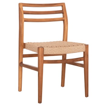 DINING CHAIR HERRIN FK18231 TEAK WOOD-VIRO ROPE 46x51x78Hcm.