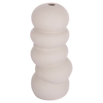 CERAMIC TABLE DECOR ROOK FK4630.03 MATTE GREY Φ12x30Hcm.