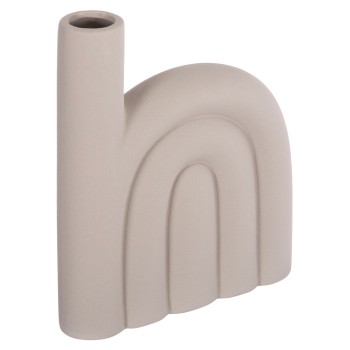 CERAMIC TABLE DECOR ARCON FK4639.03 MATTE GREY 23x5.5x29H cm.