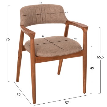ΠΟΛΥΘΡΟΝΑ JAMES FK18259 TEAK WOOD ΜΕ ΣΑΜΠΑΝΙ ΥΦΑΣΜΑ 57x52x76Υεκ. ΠΟΛΥΘΡΟΝΑ JAMES FK18259 TEAK WOOD ΜΕ ΣΑΜΠΑΝΙ ΥΦΑΣΜΑ 57x52x76Υεκ.