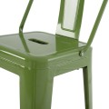 BAR STOOL WITH BACKREST MELITA-PRO FK98643.53 METAL IN LIGHT OLIVE GREEN 42x42x100Hcm. BAR STOOL WITH BACKREST MELITA-PRO FK98643.53 METAL IN LIGHT OLIVE GREEN 42x42x100Hcm.