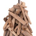TABLE LAMP TWIGGY FK4423 DRIFTWOOD & WHITE CAP Φ35x61Hcm. TABLE LAMP TWIGGY FK4423 DRIFTWOOD & WHITE CAP Φ35x61Hcm.