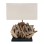 TABLE LAMP RECTANGULAR TWIGGY FK4424 DRIFTWOOD & WHITE CAP 35.5x15x47Hcm.