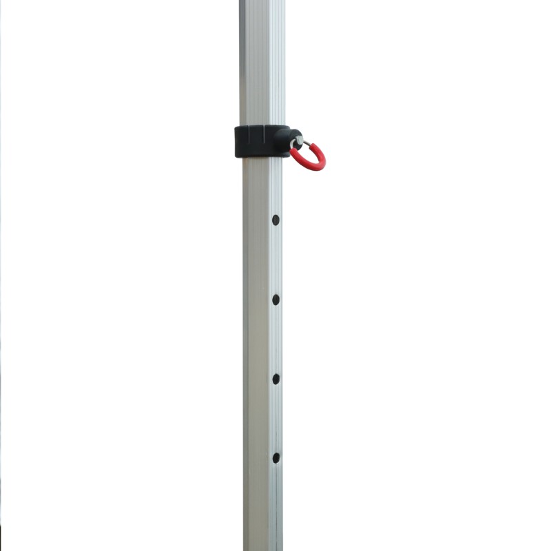 GAZEBO HEAVY DUTY WITH 3 SIDEWALL SHADES CRESSEN FK21097.01 FOLDABLE-ALUMINUM SILVER FRAME-WHITE 3x3x3,4FK GAZEBO HEAVY DUTY WITH 3 SIDEWALL SHADES CRESSEN FK21097.01 FOLDABLE-ALUMINUM SILVER FRAME-WHITE 3x3x3,4FK