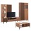 LIVING ROOM SET 3PCS HARRY FK21092 COFFEE TABLE-TV STAND-DISPLAY CABINET