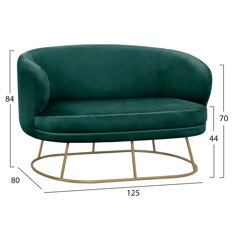 LIVING ROOM 3PCS SET ARIEN FK11051.03 CYPRESS GREEN VELVET-GOLD BASES LIVING ROOM 3PCS SET ARIEN FK11051.03 CYPRESS GREEN VELVET-GOLD BASES
