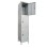 LOCKER METALLIC 1-LEAF VERTICAL CABINETS WITH LEGS BELFAST FK21102.01 GREY 38.5x45x195Hcm.