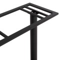 BASE FOR BAR TABLE FK480.01 TWO LEGS-METAL IN BLACK COLOR 80x40x108Hcm. BASE FOR BAR TABLE FK480.01 TWO LEGS-METAL IN BLACK COLOR 80x40x108Hcm.