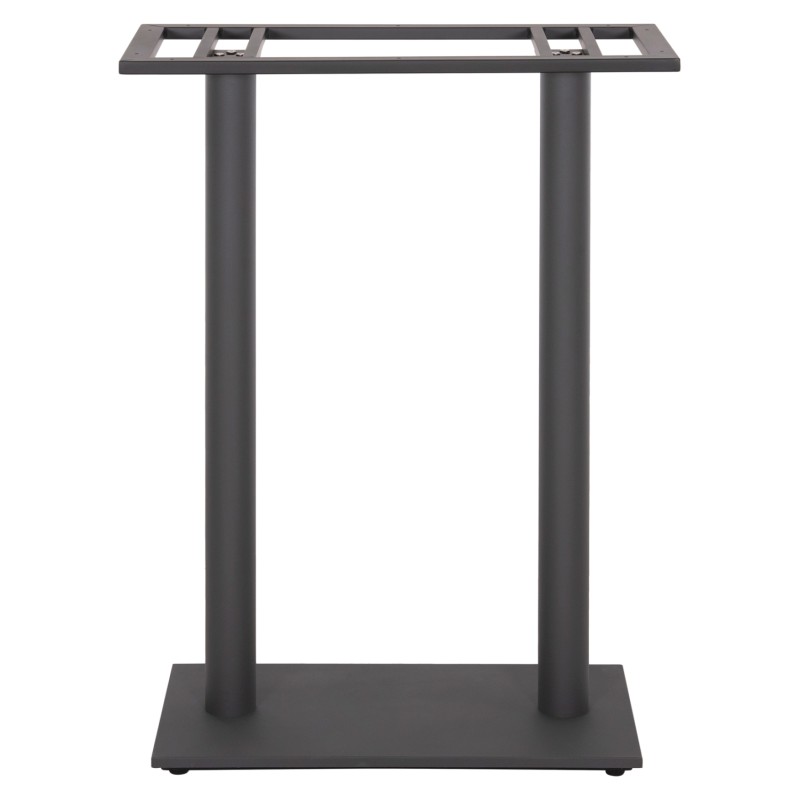 BASE FOR BAR TABLE FK480.20 TWO LEGS-METAL IN GREY COLOR 80x40x108Hcm. BASE FOR BAR TABLE FK480.20 TWO LEGS-METAL IN GREY COLOR 80x40x108Hcm.