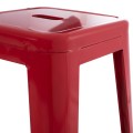 BAR STOOL MELITA-PRO FK8642.44 METAL IN RED 43x43x78Hcm. BAR STOOL MELITA-PRO FK8642.44 METAL IN RED 43x43x78Hcm.