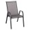 OUTDOOR ARMCHAIR LEON FK5000.41 GREY METAL FRAME & TEXTILENE-4PCS SET- 55x70x91Hcm.