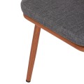 DINING CHAIR HARRIET FK5548.11 ALUMINUM BROWN FRAME-GREY P.E.ROPE 60x62x80,5Hcm. DINING CHAIR HARRIET FK5548.11 ALUMINUM BROWN FRAME-GREY P.E.ROPE 60x62x80,5Hcm.