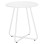 SIDE TABLE ROUND SAMMON FK6271.02 METAL IN WHITE COLOR Φ45x50Hcm.