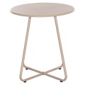 SIDE TABLE ROUND SAMMON FK6271.03 METAL IN CAPPUCCINO COLOR Φ45x50Hcm. SIDE TABLE ROUND SAMMON FK6271.03 METAL IN CAPPUCCINO COLOR Φ45x50Hcm.