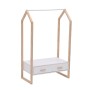 KIDS' HANGER WITH DRAWER PEPE FK2492.03 MELAMINE-PINE WOOD 80x40x125Hcm.