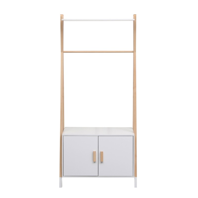 KIDS' HANGER WITH CABINET PASCHAL FK2495.03 MELAMINE-PINE WOOD 76x44x170Hcm. KIDS' HANGER WITH CABINET PASCHAL FK2495.03 MELAMINE-PINE WOOD 76x44x170Hcm.