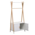 KIDS' HANGER WITH CABINET PASCHAL FK2495.03 MELAMINE-PINE WOOD 76x44x170Hcm. KIDS' HANGER WITH CABINET PASCHAL FK2495.03 MELAMINE-PINE WOOD 76x44x170Hcm.