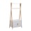 KIDS' HANGER WITH CABINET PASCHAL FK2495.03 MELAMINE-PINE WOOD 76x44x170Hcm.