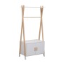 KIDS' HANGER WITH CABINET PASCHAL FK2495.03 MELAMINE-PINE WOOD 76x44x170Hcm.