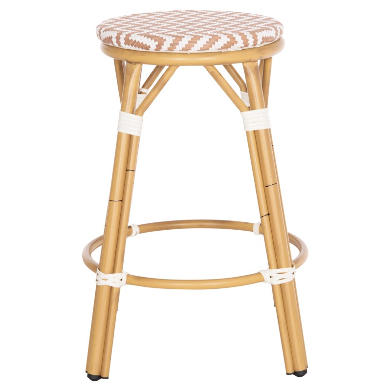 ALUMINUM MEDIUM HEIGHT BAR STOOL CHINO FK6286.04 BAMBOO LOOK IN NATURAL & TEXTILENE 43x43x65Hcm. ALUMINUM MEDIUM HEIGHT BAR STOOL CHINO FK6286.04 BAMBOO LOOK IN NATURAL & TEXTILENE 43x43x65Hcm.