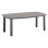 OUTDOOR DINING TABLE DOSUN FK6202.01 DARK GREY ALUMINUM-3D PRINT GLASS TOP IN CERAMIC LOOK 220x100x75H