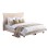DOUBLE BED NESTOR FK715 BEIGE VELVET FOR MATTRESS 160x200cm.
