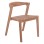 OUTDOOR DINING CHAIR ORLEAN FK18130 TEAK WOOD IN NATURAL COLOR 49.5x58x70Hcm.