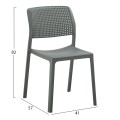 OUTDOOR DINING CHAIR COMFEE FK6101.05 POLYPROPYLENE IN DARK OLIVE GREEN 41x57x82Hcm. OUTDOOR DINING CHAIR COMFEE FK6101.05 POLYPROPYLENE IN DARK OLIVE GREEN 41x57x82Hcm.