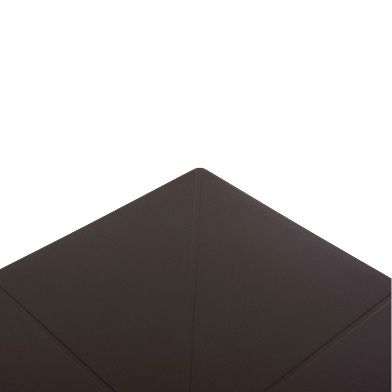 SQUARE POLYPROPYLENE TABLE TERRIN FK6125.13 BROWN 60x60x75Hcm.