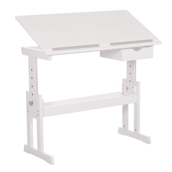 CHILDREN'S DRAWING DESK ASCENT FK18289 MDF IN WHITE 109x55x87.5Hcm.