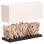 TABLE LAMP RECTANGULAR TWIGGY FK4434 DRIFTWOOD & WHITE CAP 56x16.5x43Hcm.
