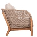 OUTDOOR LOUNGE 2-SEATER SOFA SANJI FK6220 ACACIA WOOD-ALUMINUM-ROPE 168.5x80x82Hcm. OUTDOOR LOUNGE 2-SEATER SOFA SANJI FK6220 ACACIA WOOD-ALUMINUM-ROPE 168.5x80x82Hcm.