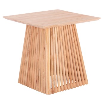 DINING TABLE SQUARE FRANTZ FK9458.01 SOLID MINDI WOOD 80,5x80,5x78,5Hcm