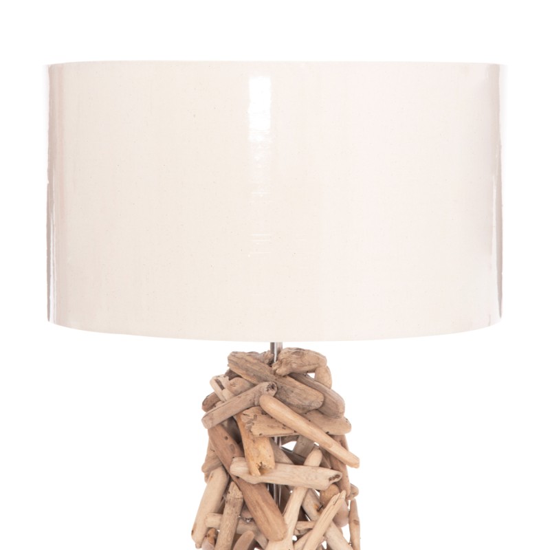 DECORATIVE FLOOR STANDING LAMP ALTAR FK4429 DRIFTWOOD--WHITE PVC CAP Φ45x153Hcm. DECORATIVE FLOOR STANDING LAMP ALTAR FK4429 DRIFTWOOD--WHITE PVC CAP Φ45x153Hcm.