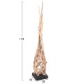 DECORATIVE FLOOR STANDING LAMP FLAMER FK4439 DRIFTWOOD IN NATURAL 30x30x179Hcm. DECORATIVE FLOOR STANDING LAMP FLAMER FK4439 DRIFTWOOD IN NATURAL 30x30x179Hcm.