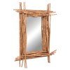 WALL MIRROR TWIGGER FK4442 DRIFTWOOD IN NATURAL COLOR 80x15x100Hcm.