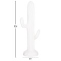 DECORATIVE FLOOR STANDING CACTUS FK4386.02L PLASTER IN WHITE 63x37x150Hcm. DECORATIVE FLOOR STANDING CACTUS FK4386.02L PLASTER IN WHITE 63x37x150Hcm.