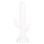 DECORATIVE FLOOR STANDING CACTUS FK4386.02M PLASTER IN WHITE 54x34x103Hcm.