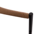 OUTDOOR DINING CHAIR BERG FK6284.02 ALUMINUM & TEXTILENE IN DARK GREY--P.E.TWISTED RATTAN 55x56x79Hcm. OUTDOOR DINING CHAIR BERG FK6284.02 ALUMINUM & TEXTILENE IN DARK GREY--P.E.TWISTED RATTAN 55x56x79Hcm.