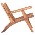 ARMCHAIR TONDO FK9914 TEAK WOOD & BANANA ROPE MATTING IN NATURAL COLOR 69x74x68Hcm.