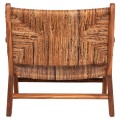 ARMCHAIR TONDO FK9914 TEAK WOOD & BANANA ROPE MATTING IN NATURAL COLOR 69x74x68Hcm.