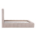 BED WITH STORAGE SPACE RAMON FK720.10 TEDDY FABRIC IN BEIGE-FOR MATTRESS 160x200cm. BED WITH STORAGE SPACE RAMON FK720.10 TEDDY FABRIC IN BEIGE-FOR MATTRESS 160x200cm.