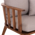 OUTDOOR LOUNGE SET 4PCS HARRA FK6236 ACACIA WOOD IN NATURAL--CUSHIONS IN GREY OUTDOOR LOUNGE SET 4PCS HARRA FK6236 ACACIA WOOD IN NATURAL--CUSHIONS IN GREY