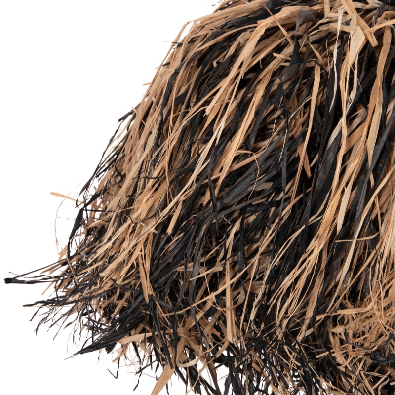 CEILING PENDANT LAMP ORDEM FK4716 SISAL & BANANA FIBERS CAP--BLACK & NATURAL Φ60x50Hcm. CEILING PENDANT LAMP ORDEM FK4716 SISAL & BANANA FIBERS CAP--BLACK & NATURAL Φ60x50Hcm.