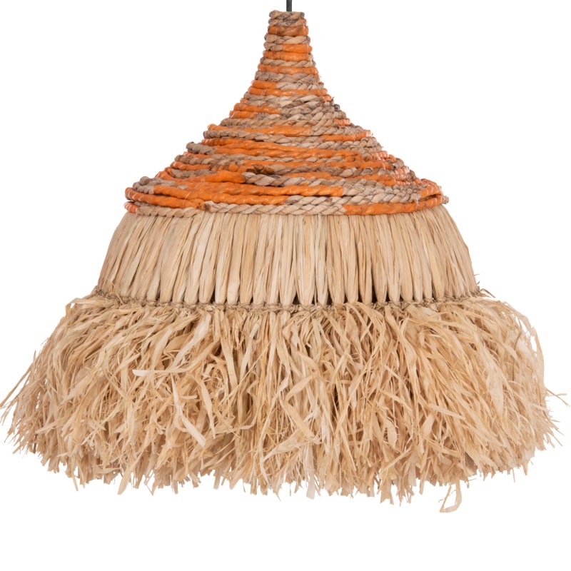 CEILING PENDANT LAMP SIFO FK4714 SISAL & BANANA FIBERS CAP-NATURAL & MIX Φ35x45Hcm. CEILING PENDANT LAMP SIFO FK4714 SISAL & BANANA FIBERS CAP-NATURAL & MIX Φ35x45Hcm.